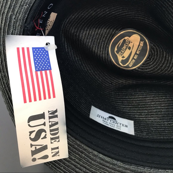 ✴️ UNISEX Stefano Milan Straw Fedora, M (7-7 1/8)NWT… - Picture 4 of 6